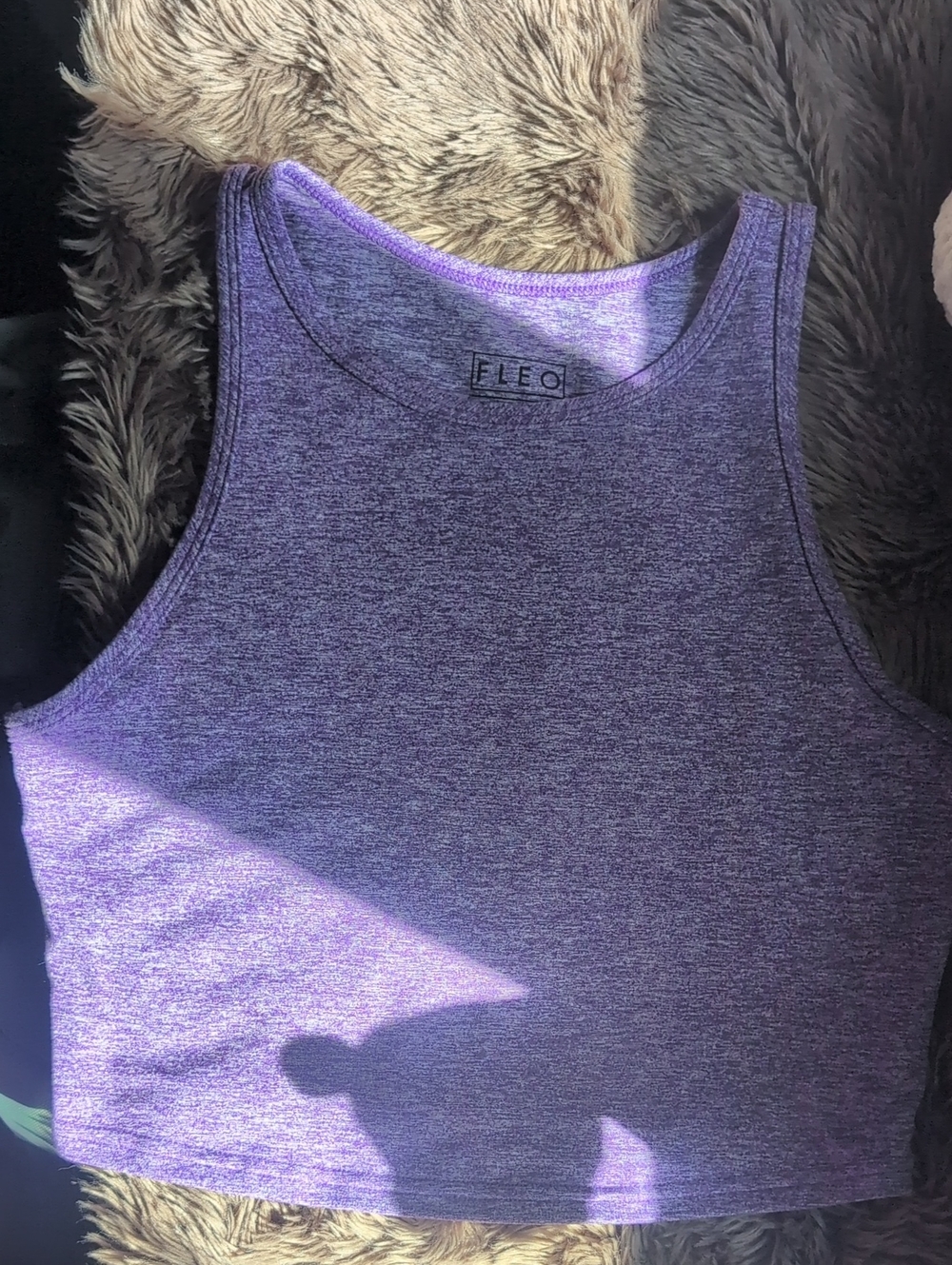 Fleo High neck Crop Tank